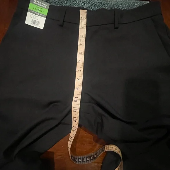 HAGGAR Super Flex Waistband REPREVE Mens Dress Flat Front Pants 32 X 32 NWTag - Picture 12 of 14